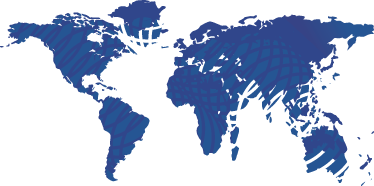 Alfombra vinílica mapamundi azul con ondas - TenVinilo