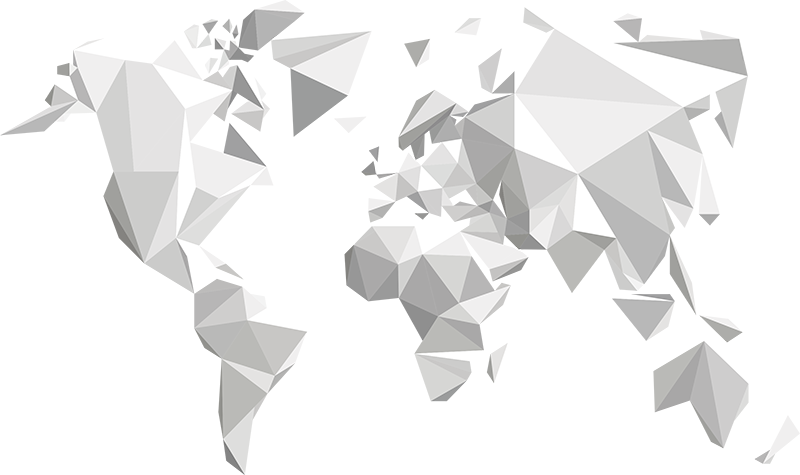 Alfombra vinílica mapamundi vinilo mapamundi origami - TenVinilo