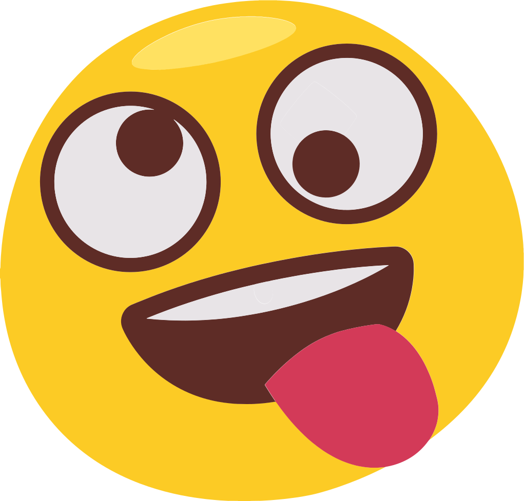 Alfombra vinílica infantil cara de emoji divertido - TenVinilo