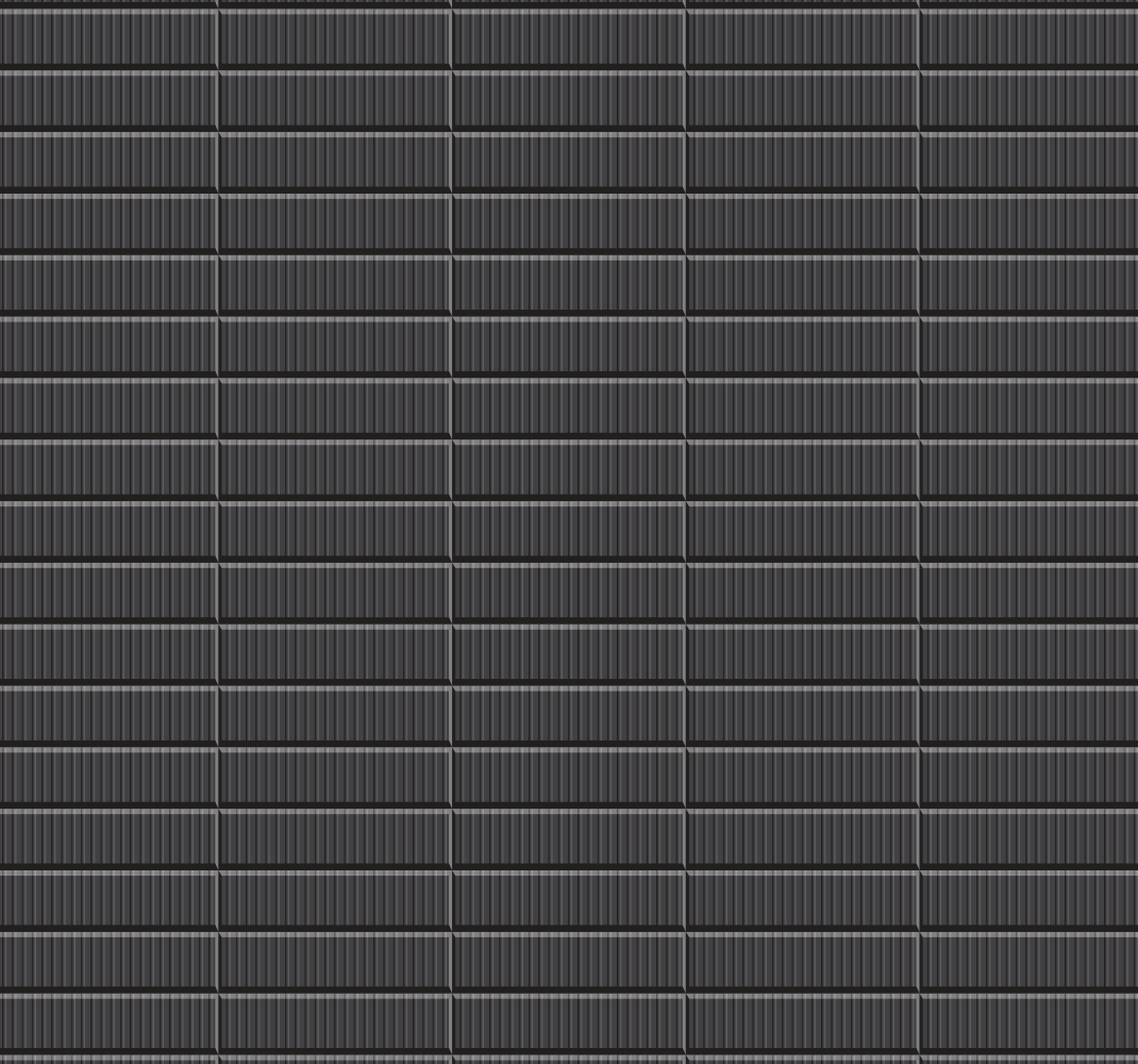 Alfombra vinilo baño papel tapiz 3d azulejos negros - TenVinilo