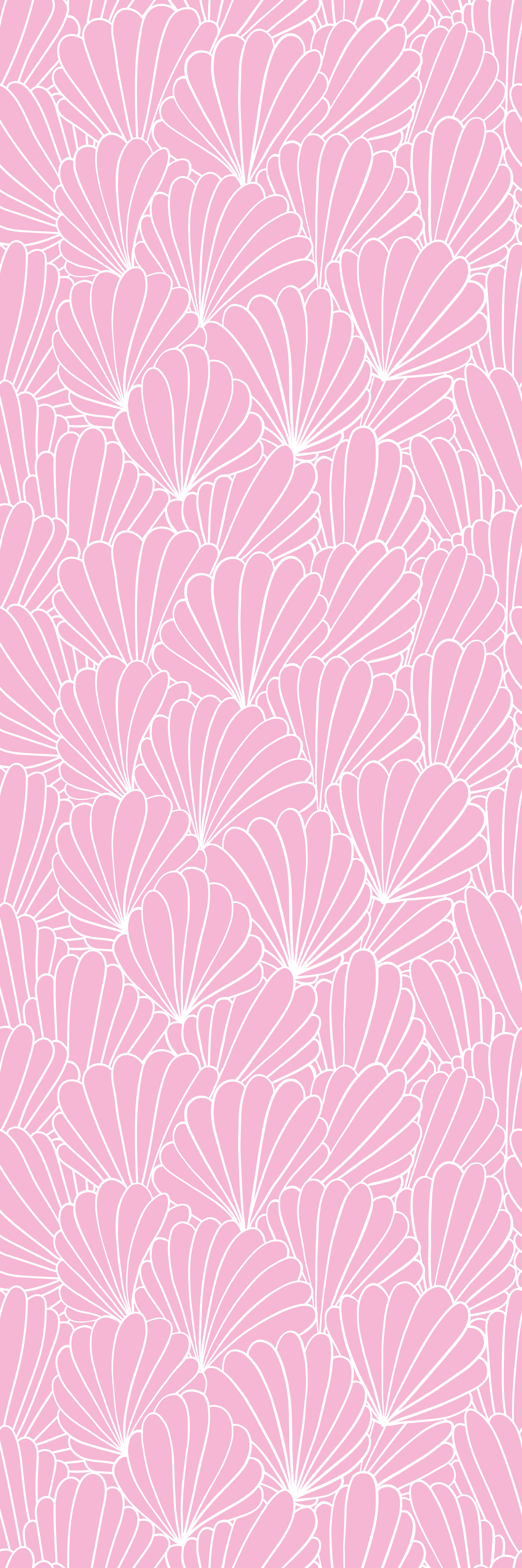 Alfombra vinilo baño con conchas rosas kawaii - TenVinilo