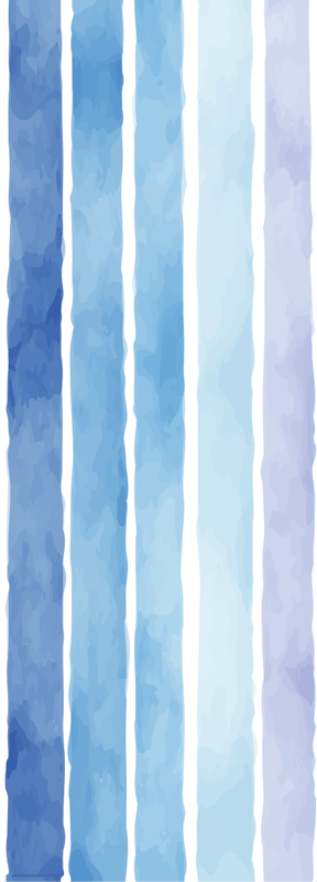 Alfombra vinilo baño diseño líneas acuareladas azules - TenVinilo