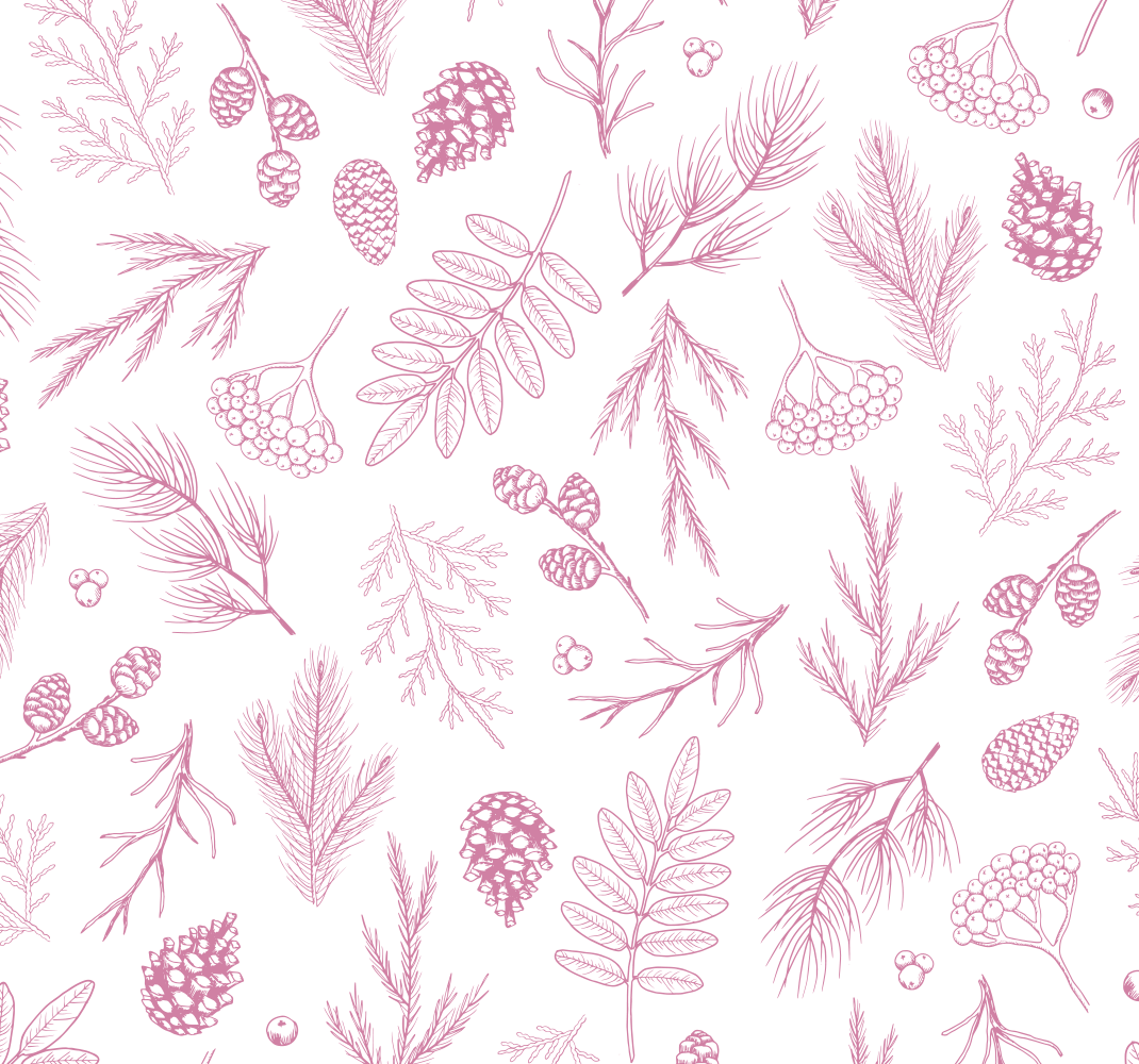 Alfombra vinilo baño fondo blanco pino rosa - TenVinilo
