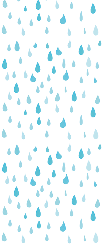 Alfombra vinilo baño gotas de agua azul acuarela - TenVinilo