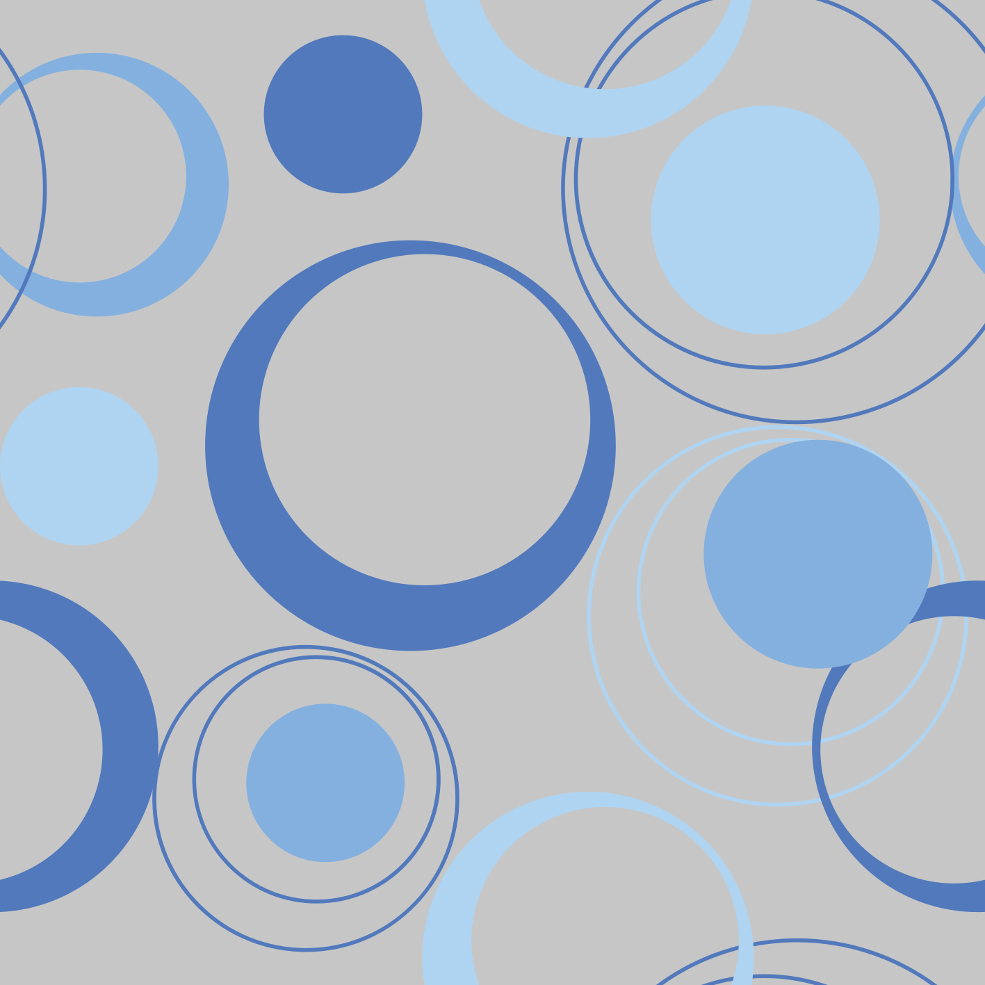 Alfombra vinilo baño burbujas azules minimalistas - TenVinilo