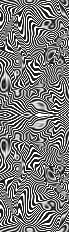 Alfombra vinilo baño efecto 3d cebra ducha - TenVinilo