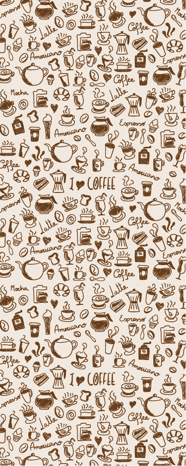 Alfombra vinílica cocina vinilo para puertas café - TenVinilo