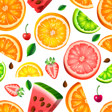 Alfombra vinílica cocina vinilo frutas decorativo - TenVinilo