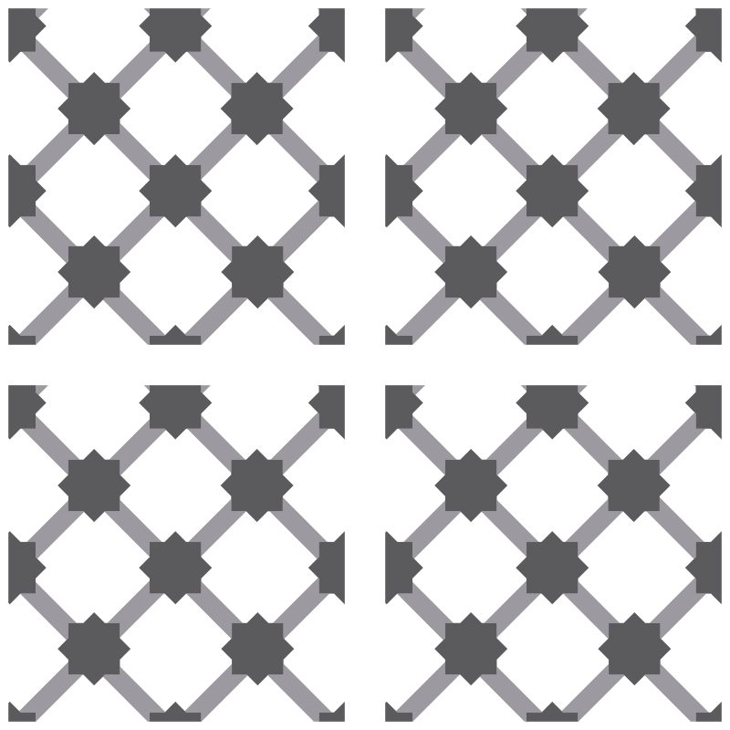 Alfombra vinílica cocina adhesivo de azulejos retro - TenVinilo