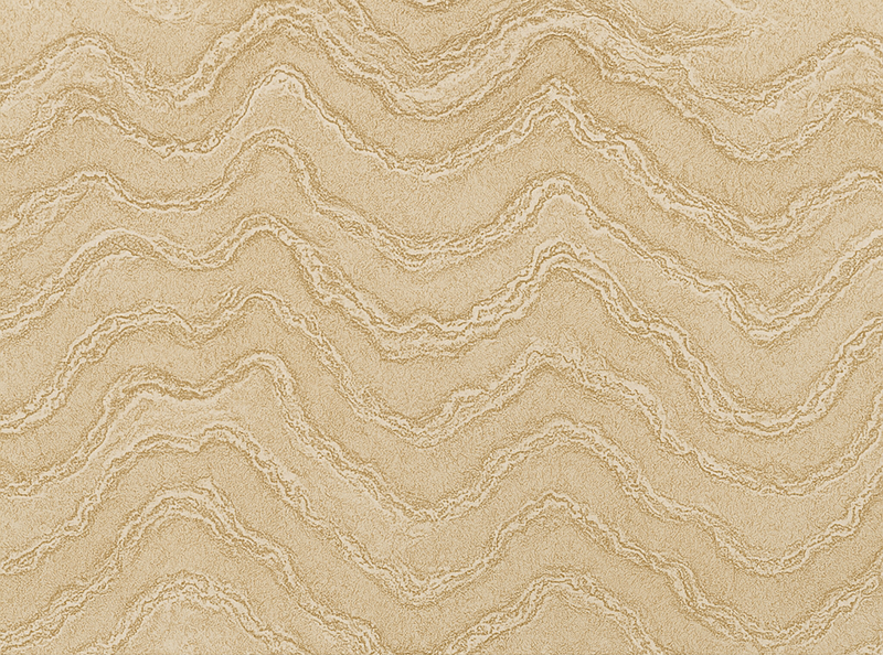 Alfombra vinílica dormitorio efecto mármol beige y dorado - TenVinilo