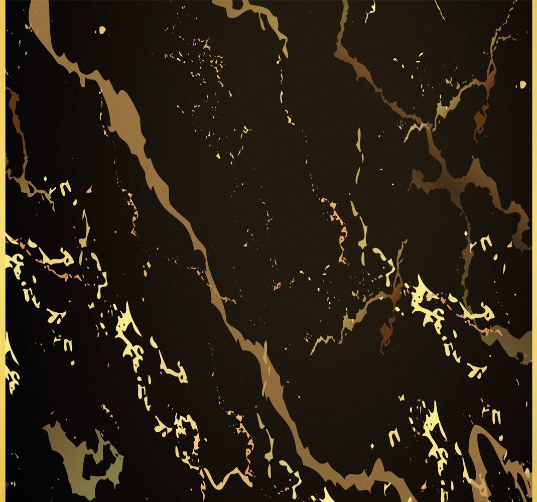 Alfombra vinílica oficina textura mármol negro oro - TenVinilo