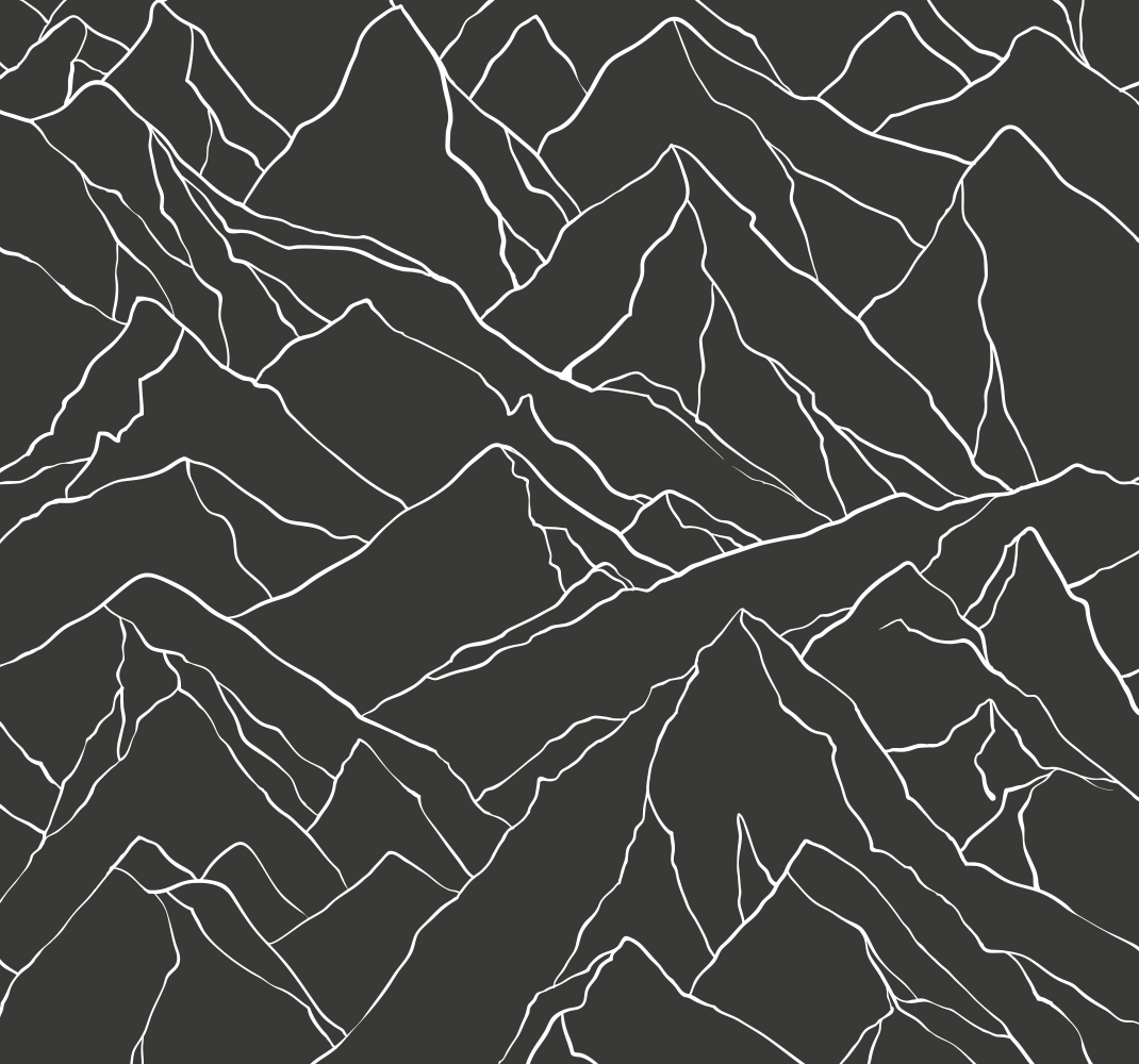 Alfombra vinílica oficina contorno de montañas - TenVinilo