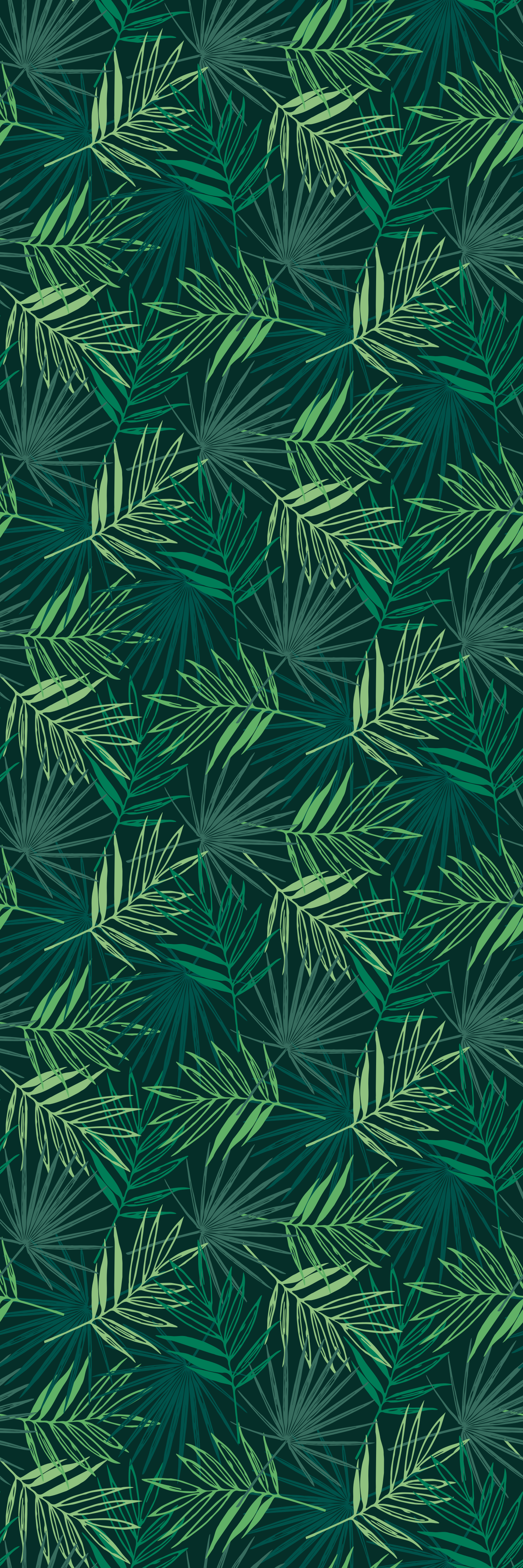 Alfombra vinílica oficina diseño tropical mezclado - TenVinilo