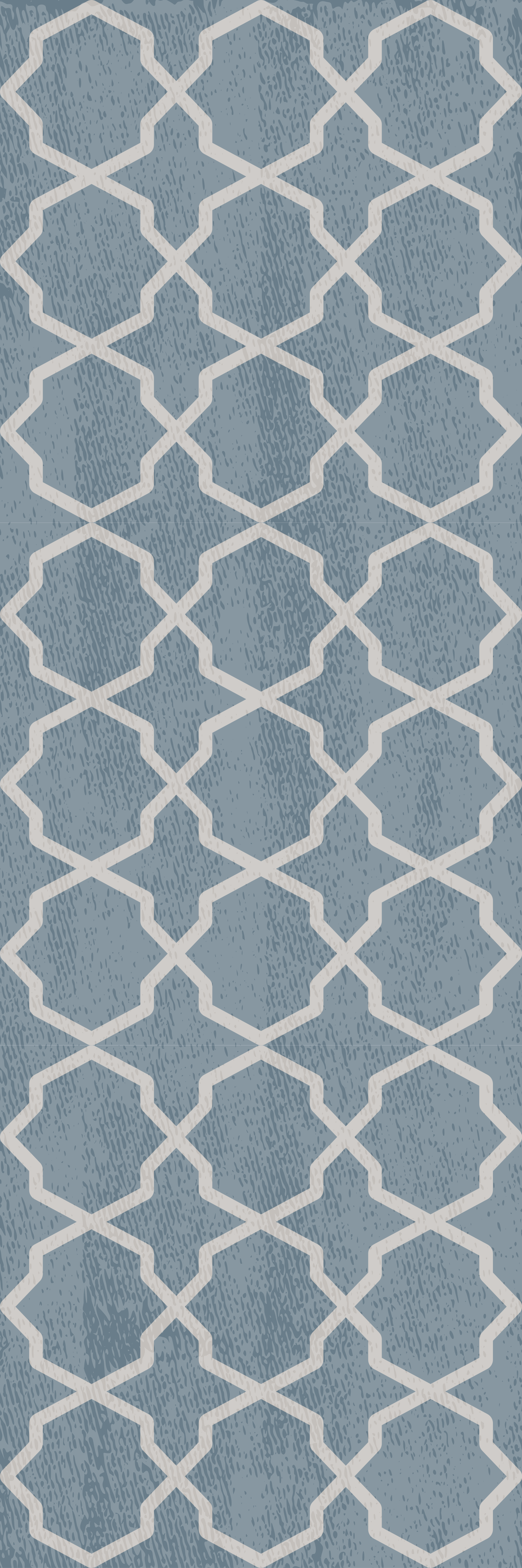 Alfombra vinílica dormitorio patrón hamptons gris - TenVinilo