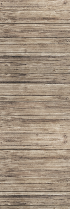 Alfombra vinílica dormitorio tablones de madera gris rústica - TenVinilo