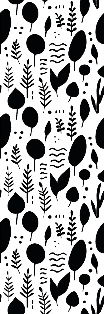 Alfombra vinílica dormitorio imágenes en blanco y negro - TenVinilo