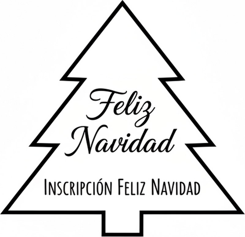 Alfombra vinílica dormitorio feliz navidad - TenVinilo