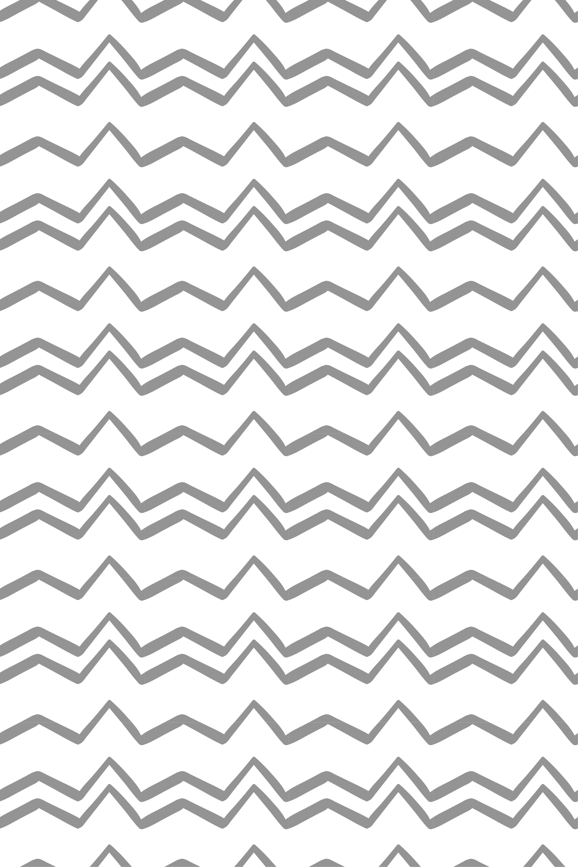 Alfombra vinílica nórdica patrón líneas zig zag gris irregulares - TenVinilo