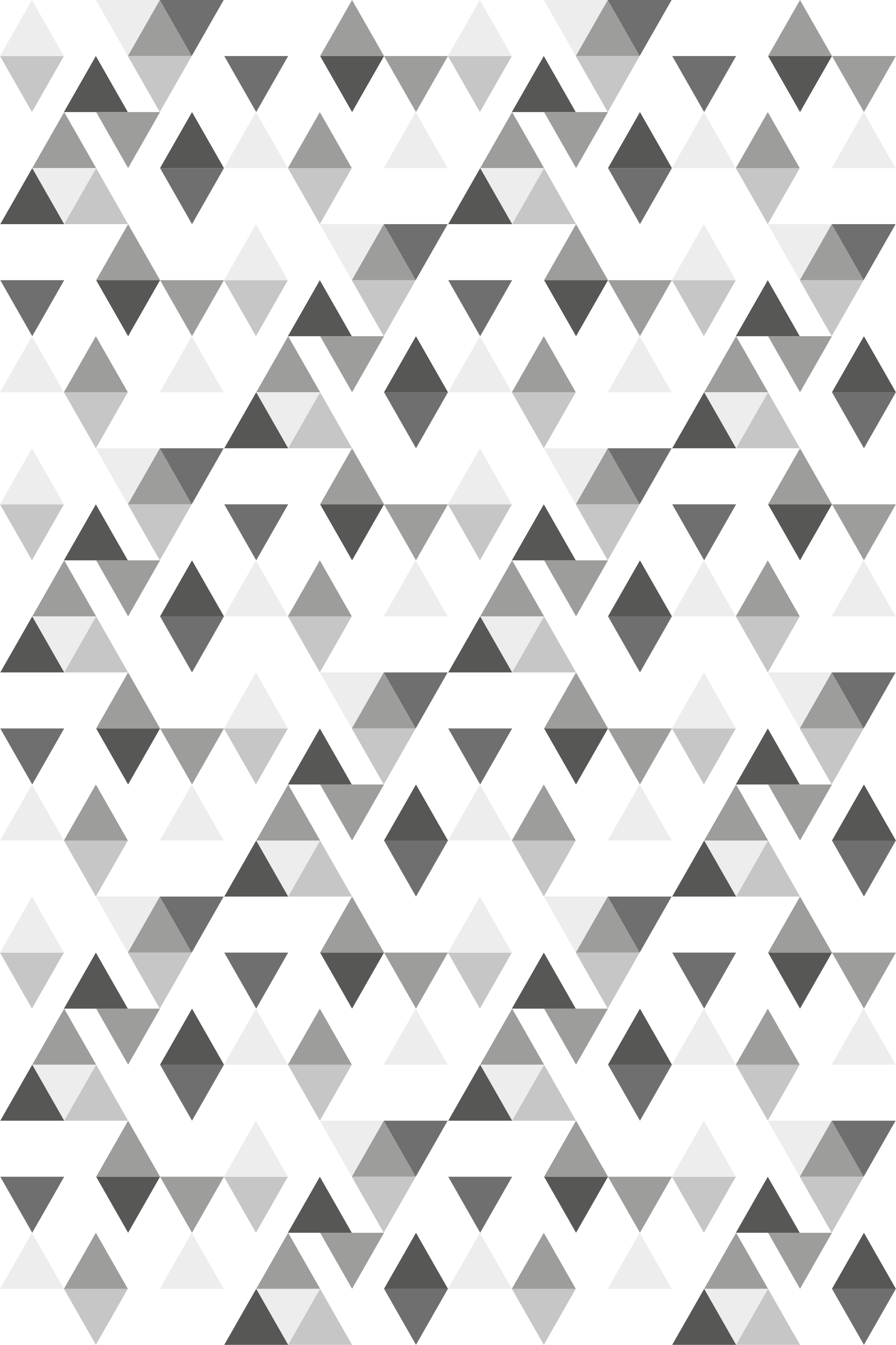 Alfombra vinílica nórdica triángulos gris claro y blanco - TenVinilo