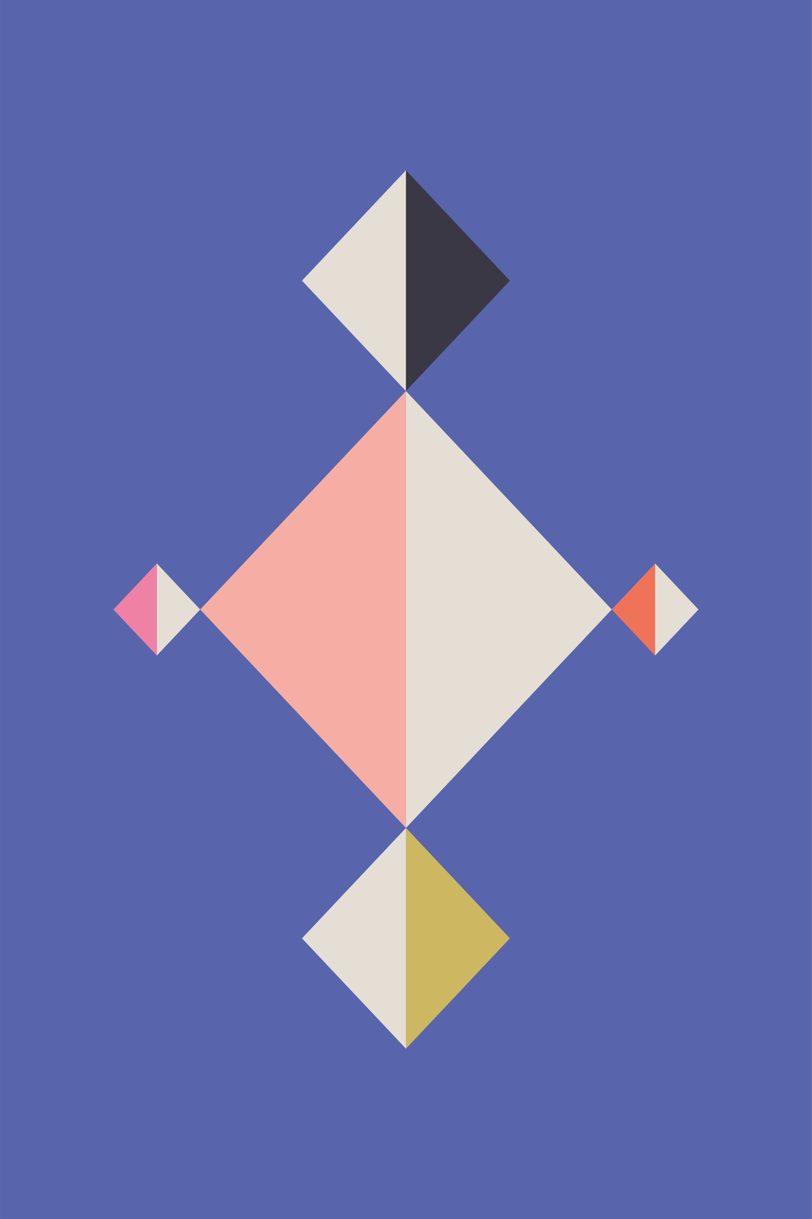 Alfombra vinílica moderna diseño geométrico - TenVinilo