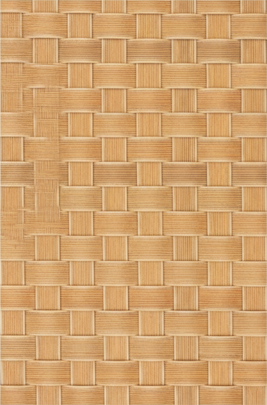 Alfombra vinílica textura patrón de mimbre natural - TenVinilo