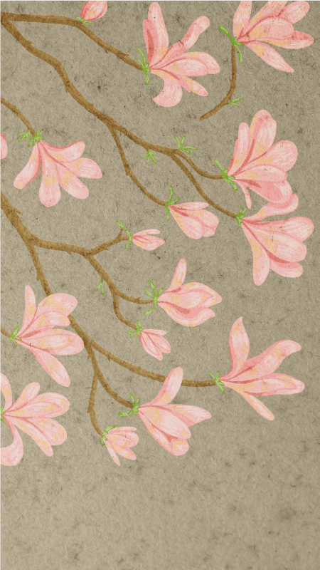 Alfombra vinílica vintage estilo magnolia - TenVinilo