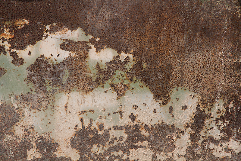 Alfombra vinílica textura pared de metal oxidado - TenVinilo