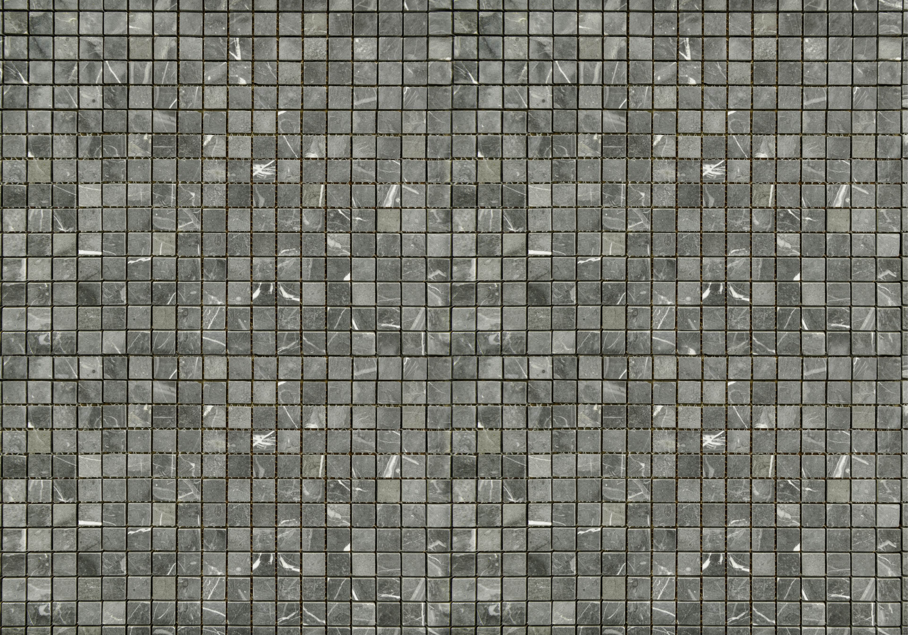 Alfombra vinílica textura azulejos negros - TenVinilo
