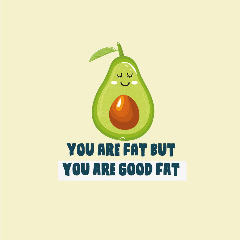 Alfombra vinílica frase aguacate divertido - TenVinilo