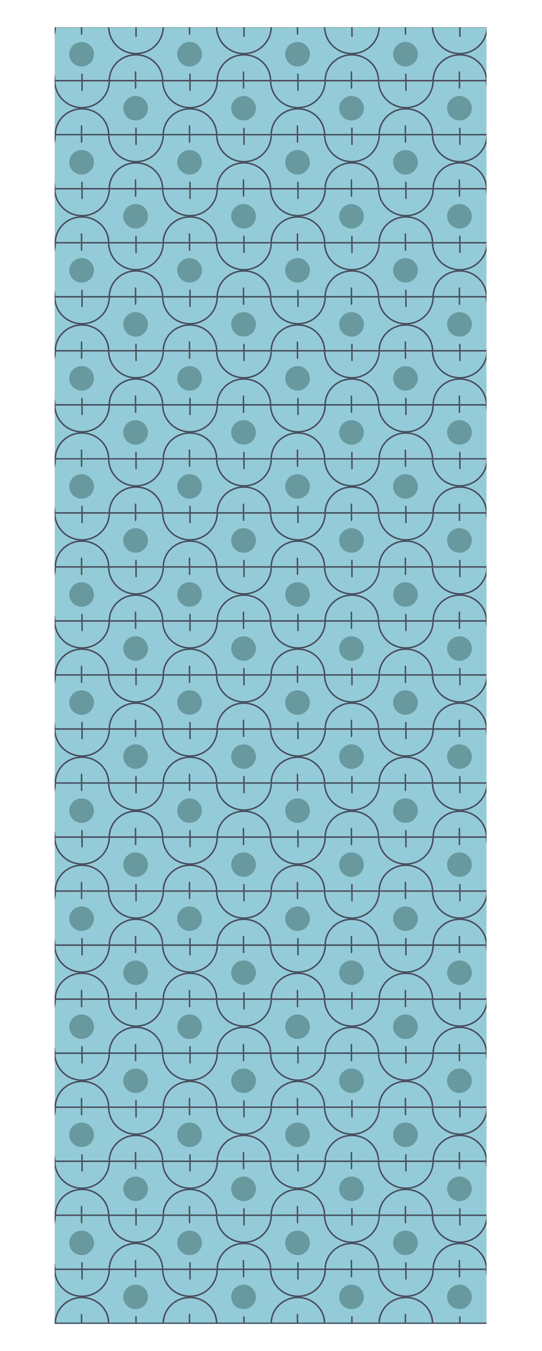 Alfombra vinílica textura patrón japonés geométrico azul - TenVinilo