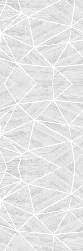 Alfombra vinílica textura patrón geométrico plata y blanco - TenVinilo