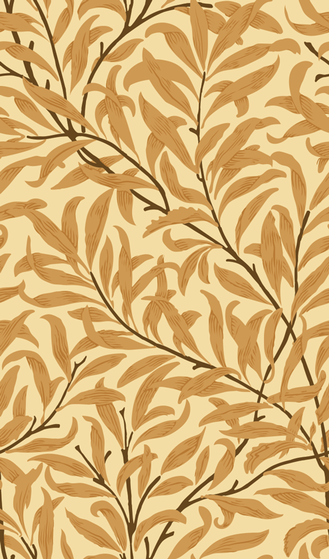 Alfombra vinilica beige con estampado de hojas botánicas - TenVinilo