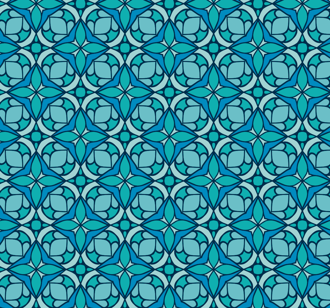 Alfombra vinilo exterior papel pintado azul baño - TenVinilo