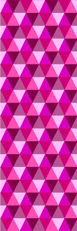 Alfombra vinílica rosa geométrico fucsia - TenVinilo
