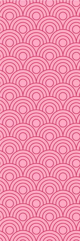 Alfombra vinílica rosa formas rosa y claro - TenVinilo