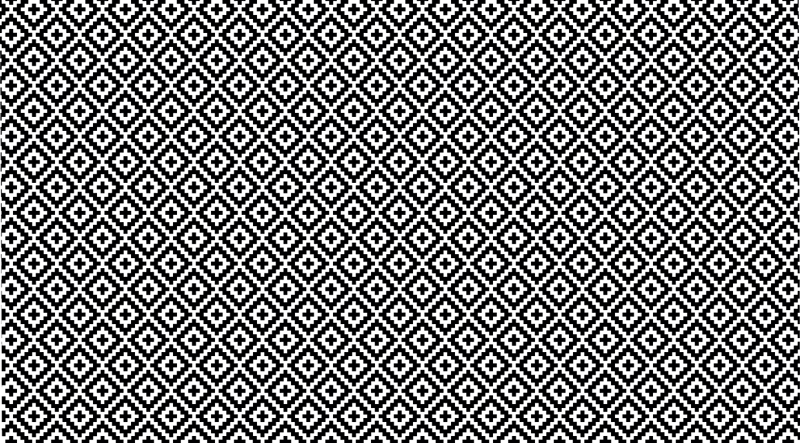 Alfombra vinilo salón tribal geometrico - TenVinilo