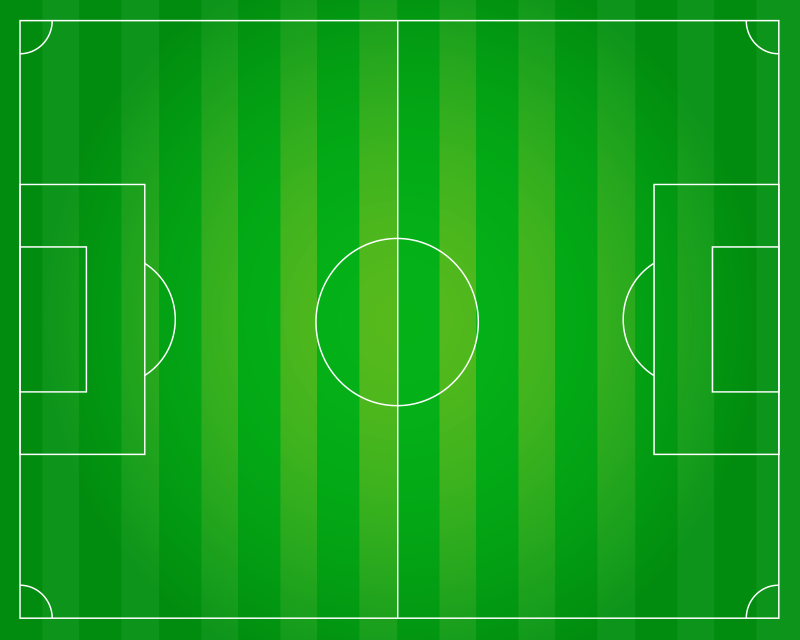 Alfombra vinílica juvenil campo de fútbol - TenVinilo