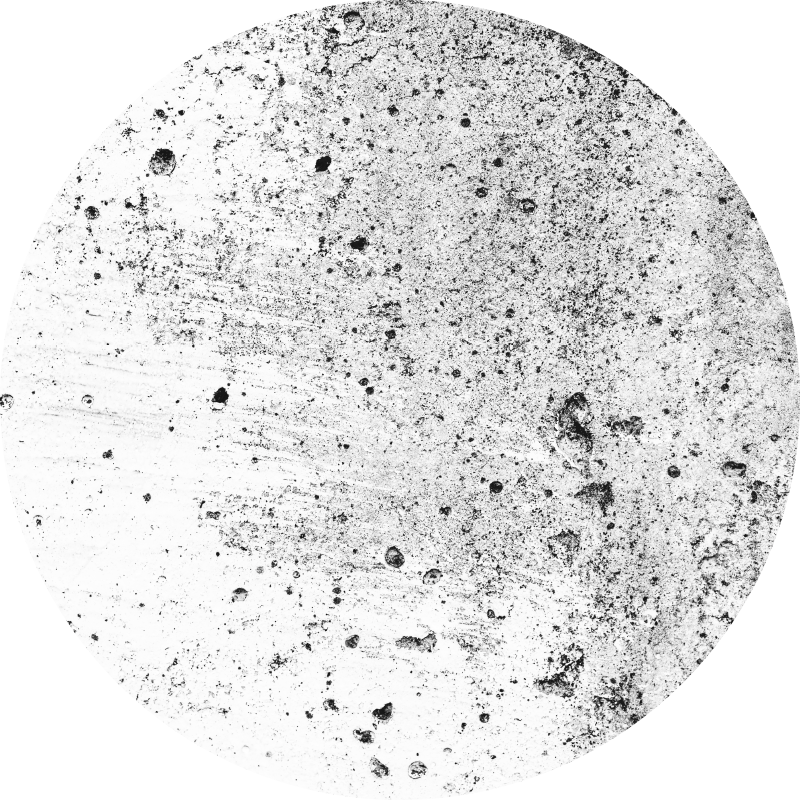 Alfombra vinílica textura cemento redonda - TenVinilo