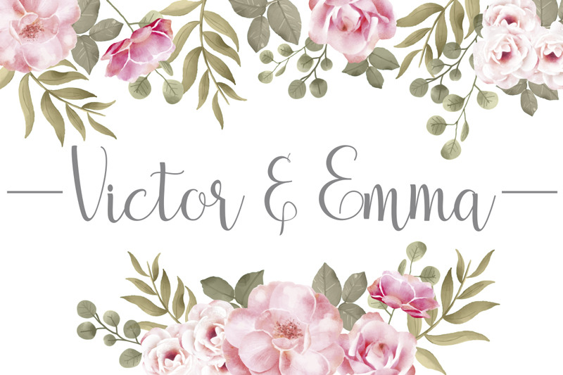 Alfombra vinílica personalizable flores personalizadas - TenVinilo