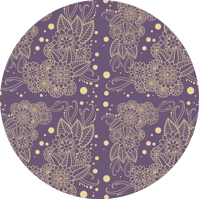 Alfombra vinílica mandala elegancia de motivo mandala - TenVinilo