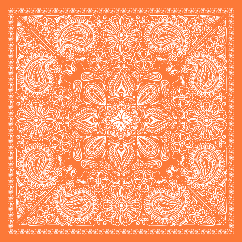 Alfombra vinílica mandala adorno mandala - TenVinilo