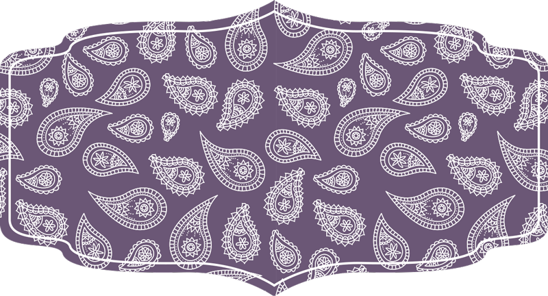 Alfombra vinílica mandala motivo paisley - TenVinilo