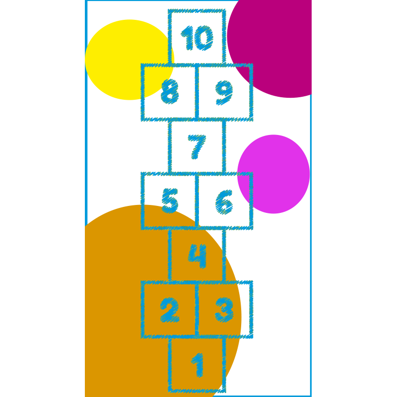 Alfombra vinílica infantil juegos infantiles - TenVinilo