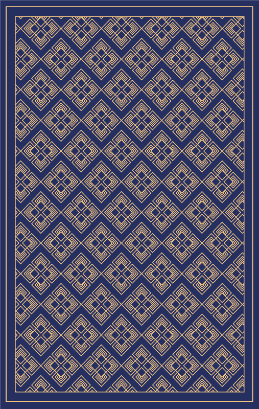 Alfombra vinílica mandala mandala geométrico - TenVinilo