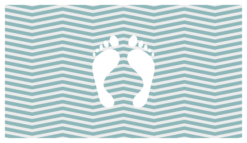 Alfombra vinílica rayas huella rayada - TenVinilo