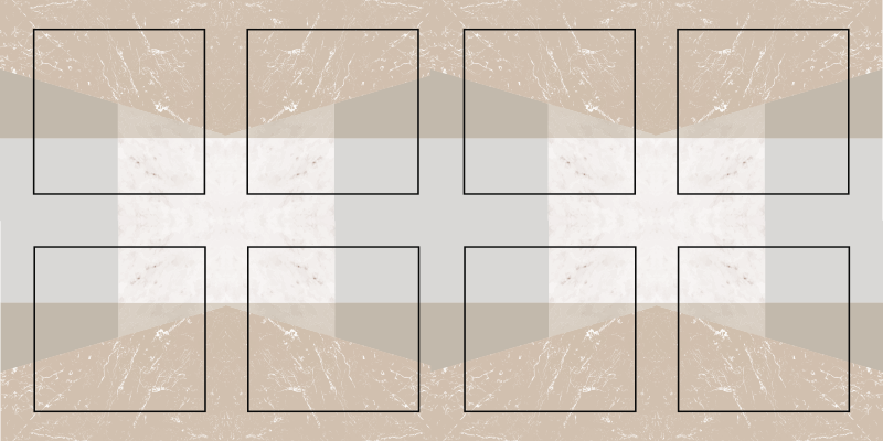 Alfombra vinilo cocina cuadrados de mármol - TenVinilo