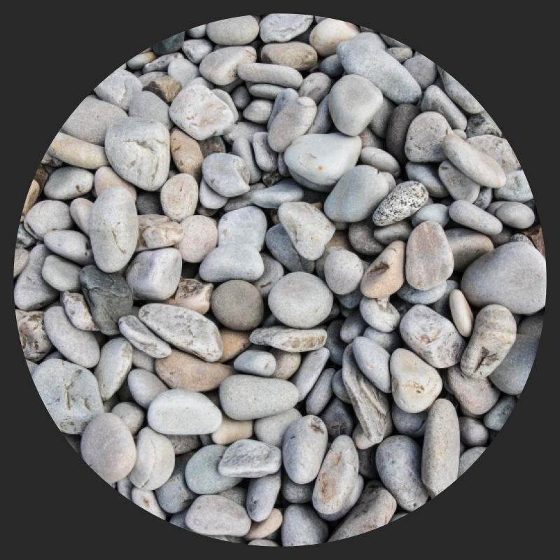 Alfombra vinílica textura superficie de guijarro - TenVinilo