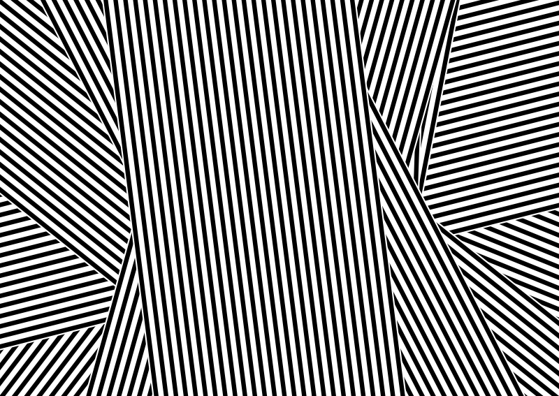 Alfombra vinílica rayas deformación óptica - TenVinilo