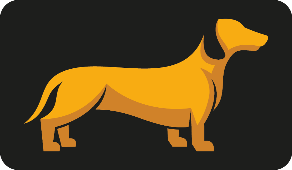 Alfombra vinílica animales silueta canina - TenVinilo