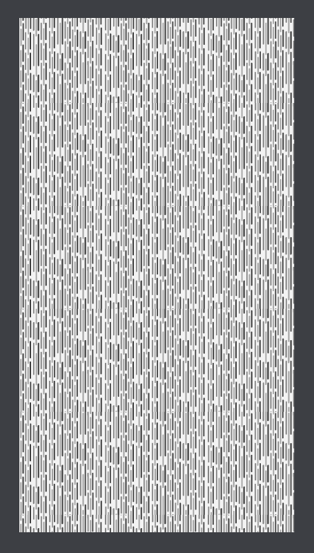 Alfombra vinílica geométrica monocromo geométrico - TenVinilo